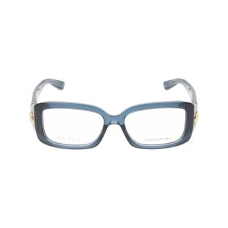 Gucci Gg1406O Eyeglasses - female - Gucci - Glasses - Blue - 53 MM - Accessories