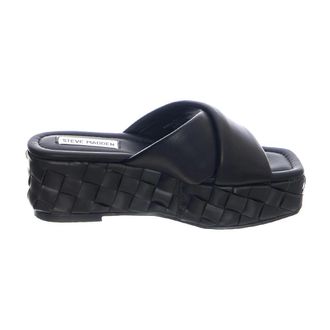 Steve Madden Dames, Schoenen, Zwart, Maat: 35 1/2 EU Leer