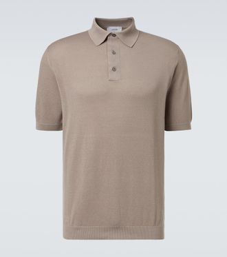 Lardini Cotton pique polo shirt