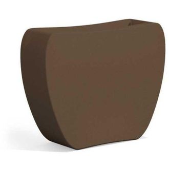 Monacis Maceta Macetero De Resina 100x31 Cm Para Jard&iacute;n Balcon De Exterior Mod. Heart Bronce