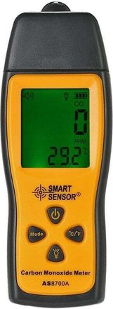 Elle Detector Electroqu&iacute;mico De Co - Alarma Sonora Y Visual - Rango De Medici&oacute;n 0-1000 Ppm - F&aacute;cil Instalaci&oacute;n En Espacios Confinados - As8700a