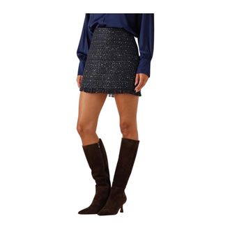 Access Fashion Access Fashion, Rokken, Dames, Blauw, XL, Leer, Minirok