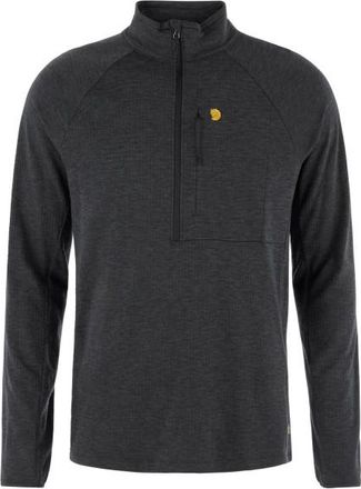 Fj&auml;llr&auml;ven Bergtagen Midlayer Half Zip Merinoshirt f&uuml;r Herren | schwarz