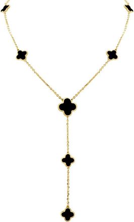 Italian Gold, Inc 14K Onyx Lariat Necklace
