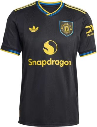 adidas Manchester United 2025/2026 Third Authentic Jersey Asia Sizing Black JI7419