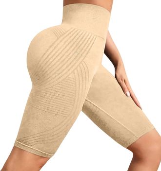 Generic Cycling Shorts Women UK, High Waisted Ladies Cycle Leggings for Gym Biker Running Cycling Short Scrunch Bums Gym Short Hip Lifting Tummy Control Booty