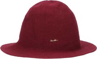 Borsalino Accessoires, Dames, Rood, ONE Size, Wol, Angelina Cloche