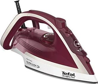 T-fal Ultimate Pure Fv6810e0 Plancha Plancha A Vapor 2800 W Rojo, Plata