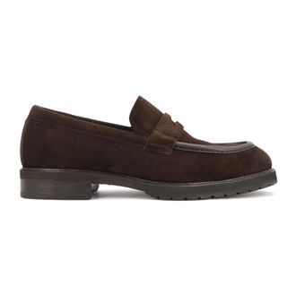 Kazar Mocassini Kazar in camoscio marrone scuro - - Shoes - Uomo - Marrone - 43 EU