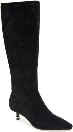 Kenneth Cole Meridith Knee High Boot in Black Microsuede at Nordstrom, Size 7.5