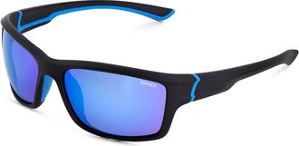Sinner Cayo SISU-685-10A-48 Mens Sunglasses Black Size 60