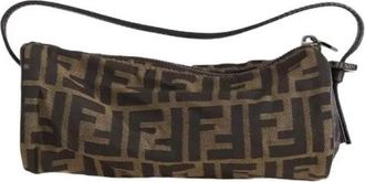 Fendi Pre-owned Mini Bags, female, Brown, Size: ONE SIZE Pre-owned Baguette Mini Bag