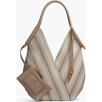 DKNY Baldwin Chevron Mini Shoulder in Neutral Multi at Nordstrom