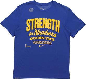 Nike Golden State Warriors Mantra Dri-FIT NBA Short Sleeve Blue CK8806-495