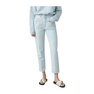 Closed Closed, Cropped Jeans, female, Blue, Size: XL Light Blue Eco Denim Jeans