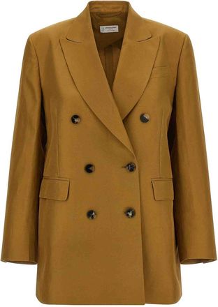 Alberto Biani Linen Viscose Blazer