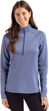 Cutter & Buck Peshastin Fleece Recycled Womens Half Zip Pullover