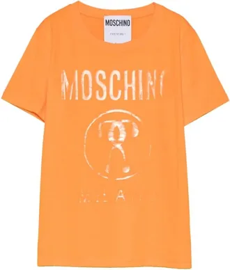 Moschino 1035 T-shirt - Dames - T-shirts - Oranje - M - Tops