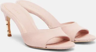 Gucci Castello calf hair mules