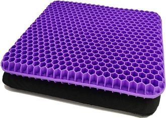 OEM Coj&iacute;n De Gel Para Silla De Ruedas, Ideal Para Juegos, Oficina, Coche Y Silla De Ruedas. Funda Lavable (morado)