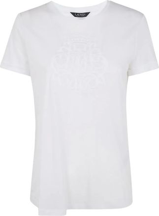 Lauren Ralph Lauren Verfraaid T-shirt - Wit