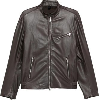 Tagliatore Zip-up Leather Jacket