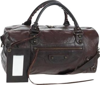 Balenciaga Borsa a mano vintage Pre-owned - - Pre-owned - Donna - Marrone - ONE SIZE