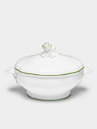 Raynaud Touraine Hand-Painted Porcelain Soup Tureen