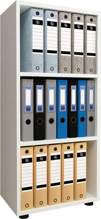ebuy24 Estante De Madera Vcm De Pie Gabinete De Archivo De Ahorro De Espacio Dimensiones Aprox. Al. 108 X An. 49 X T. 32 Cm Estante Elegante Estante De Ofici