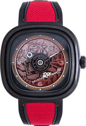 Sevenfriday T Series Automatic Red Dial Mens Watch T3/05