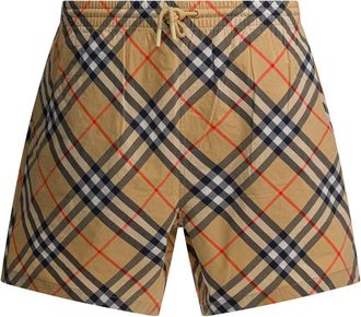 Burberry Check Beach Shorts