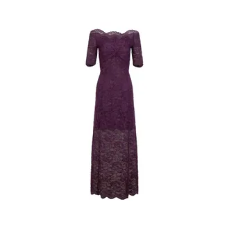 Paco Rabanne Layered Lace Maxi Dress