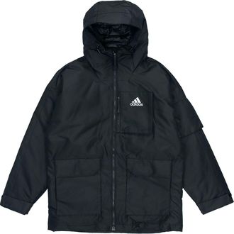 adidas Logo Multiple Pockets Outdoor Sports Down Jacket Black H14174