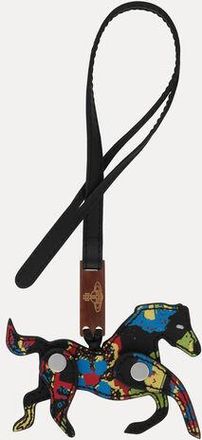 Vivienne Westwood Horse Charm Printed Leather Black-multi One Size Unisex
