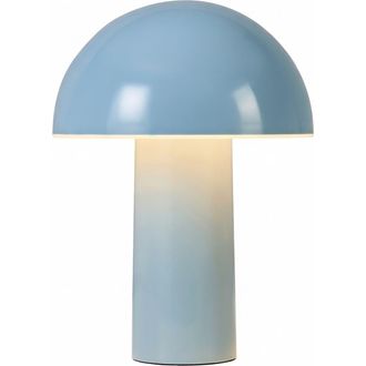 Brightech Celia 10 Portable Touch-Controlled Outdoor Patio Mushroom Table Lamp in Light Blue at Nordstrom