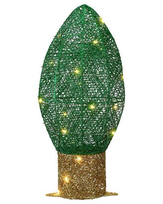 National Tree Company 20In Pre-Lit Christmas Light Bulb Decoration