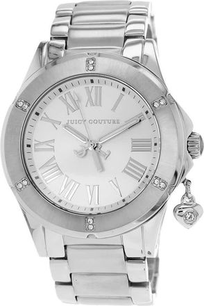 Juicy Couture Womens Rich Girl Silver Dial Watch