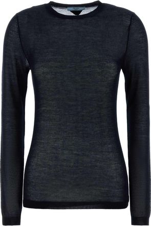 Prada Midnight Blue Cashmere Blend Sweater