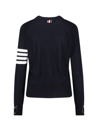 Thom Browne Womens Sweaters Blue Virgin Wool