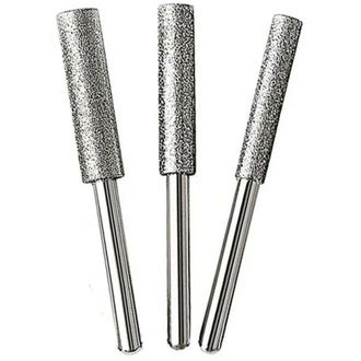 OEM Afilador De Motosierra, 3 Piezas, Cortador Cil&iacute;ndrico Con Revestimiento De Diamante De 4-5,5 Mm, Afilado Para Tallado, Herramientas De Afilado - Crezu