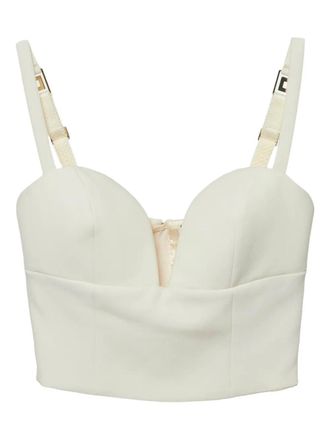 Elisabetta Franchi Cropped top - Beige