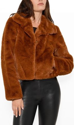 AS by DF Alba Fur Chubby in Clay at Nordstrom, Size X-Small