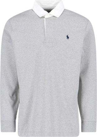 Polo Ralph Lauren Classic Grey T-Shirt With Round Neckline