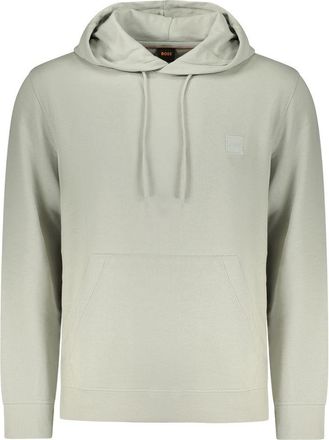 HUGO BOSS Grigio Cotton Men Mens Sweatshirt