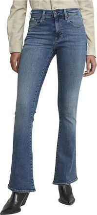 G-Star 3301 Flare Jeans - Dames - Bootcut Jeans - Blauw - W34 L32 - Katoen - Jeans