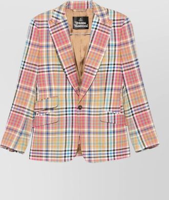 Vivienne Westwood checked wool blazer