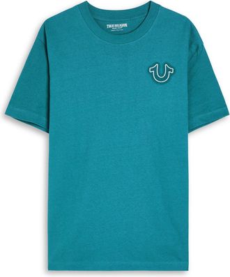 True Religion Vintage Puff Buddha Cotton T-shirt - Charcoal - XL