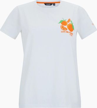 Regatta Womens Regatta Womens/Ladies Filandra VX Orange T-Shirt - White - Size: 18