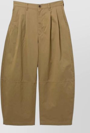 Comme Des Gar&ccedil;ons cotton shorts double pleats wide leg