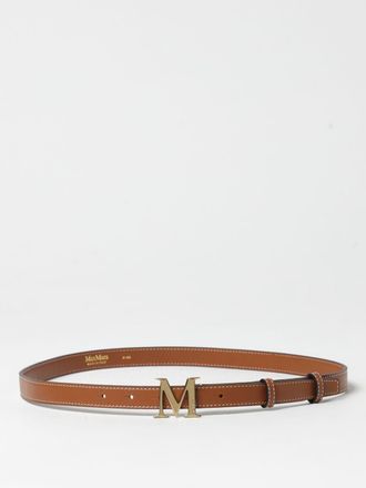 Max Mara Leren Riem Met M Gesp